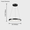 WOMO LED Kronleuchter Ring aus Messing-WM2357 thumbnail