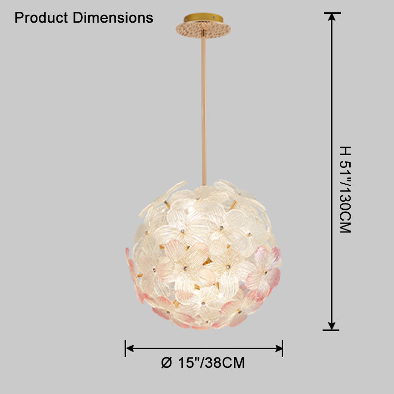 WOMO Glass Orb Chandelier-WM2404