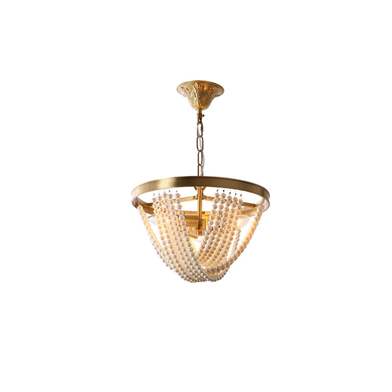WOMO Pearl Beaded Chandelier-WM2407