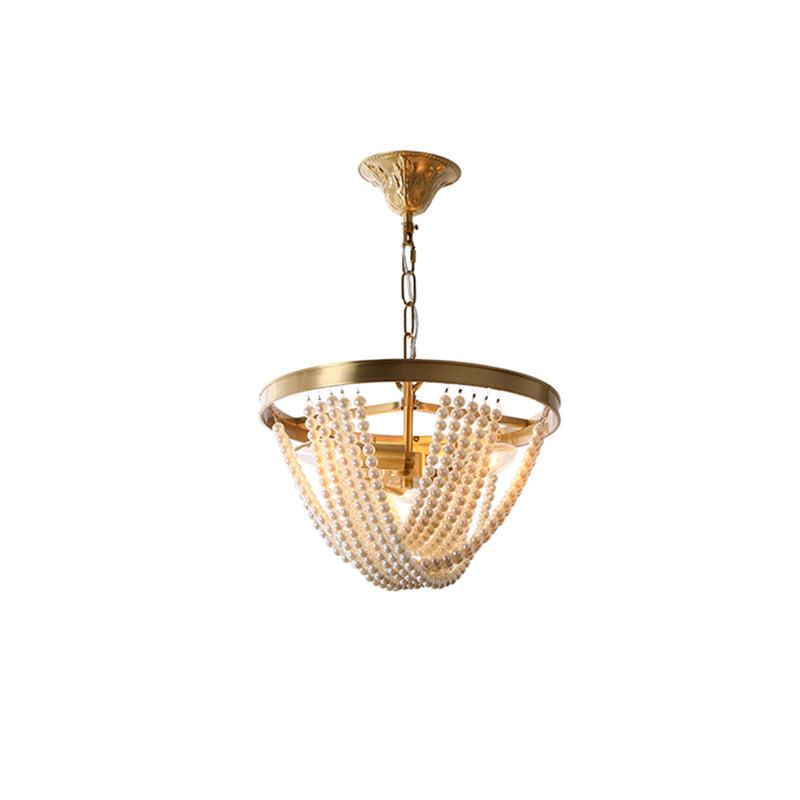 WOMO Pearl Beaded Chandelier-WM2407