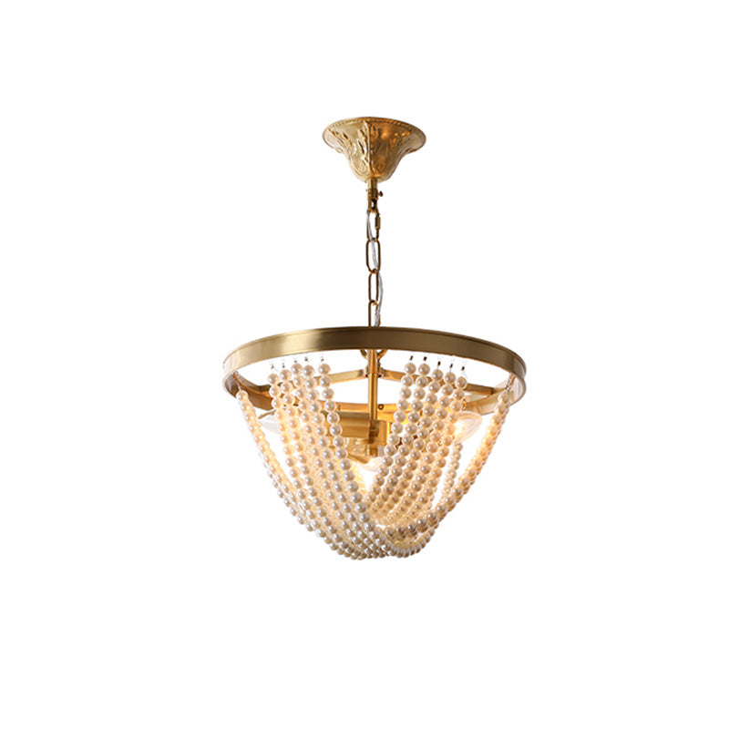 WOMO Pearl Beaded Chandelier-WM2407