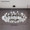 WOMO Gingko Runder Kronleuchter-WM2414 thumbnail