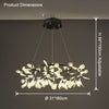 WOMO Design Kronleuchter Rund Wohnzimmer-WM2435 thumbnail