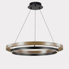 WOMO LED Kronleuchter Ring Esstisch Holz Landhaus Modern-WM2492 thumbnail