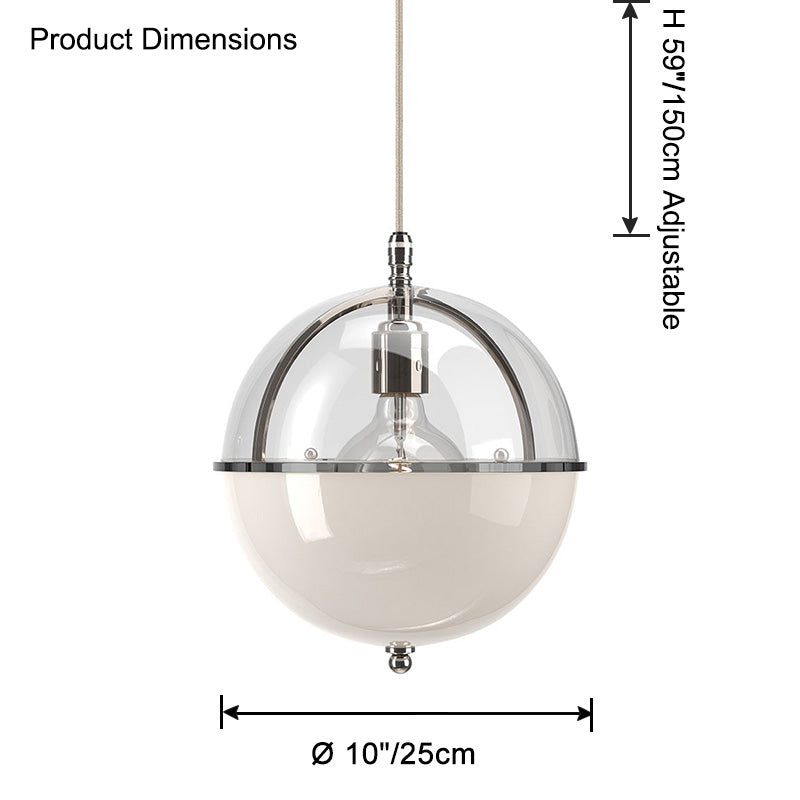 WOMO Globe Glass Pendant Light-WM2504