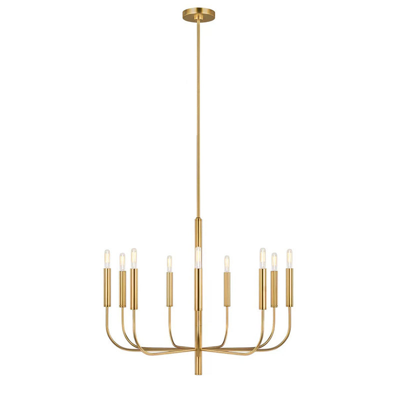 WOMO Gold Candlestick Chandelier-WM2509