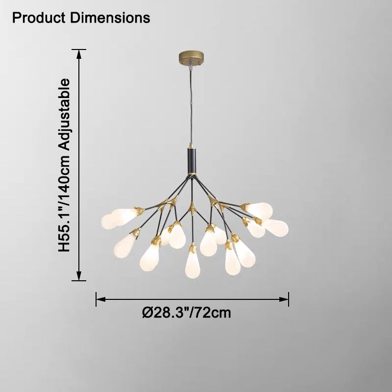WOMO Firefly Branching Chandelier-WM2552