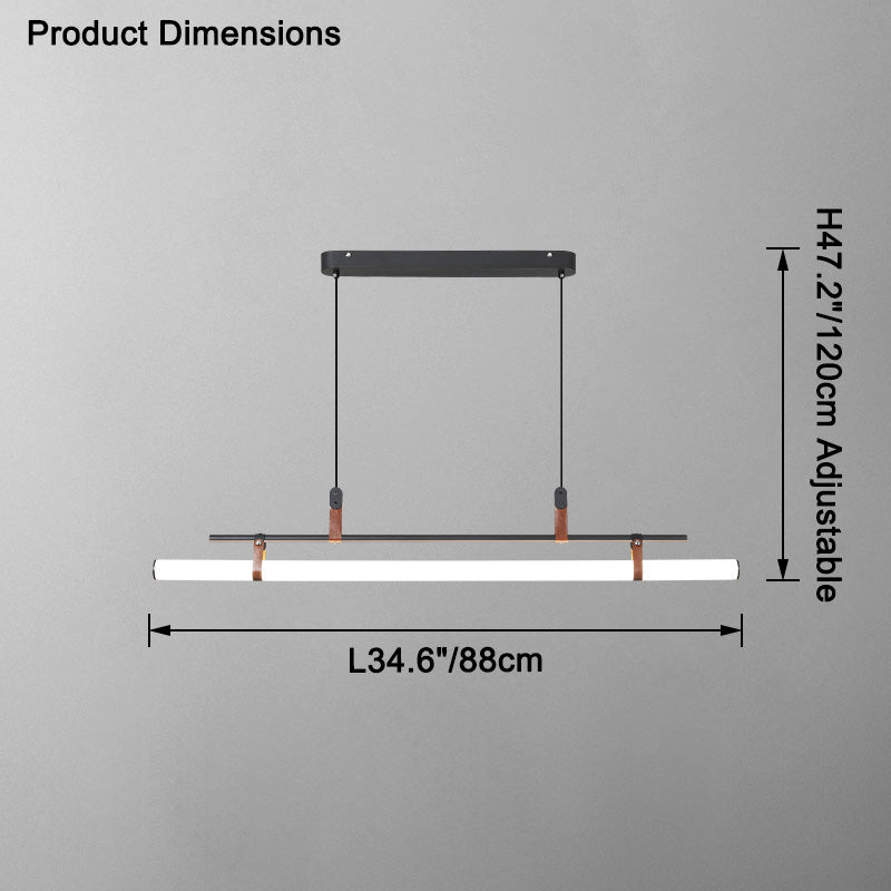 WOMO Rod Linear Led Pendant Light-WM2560