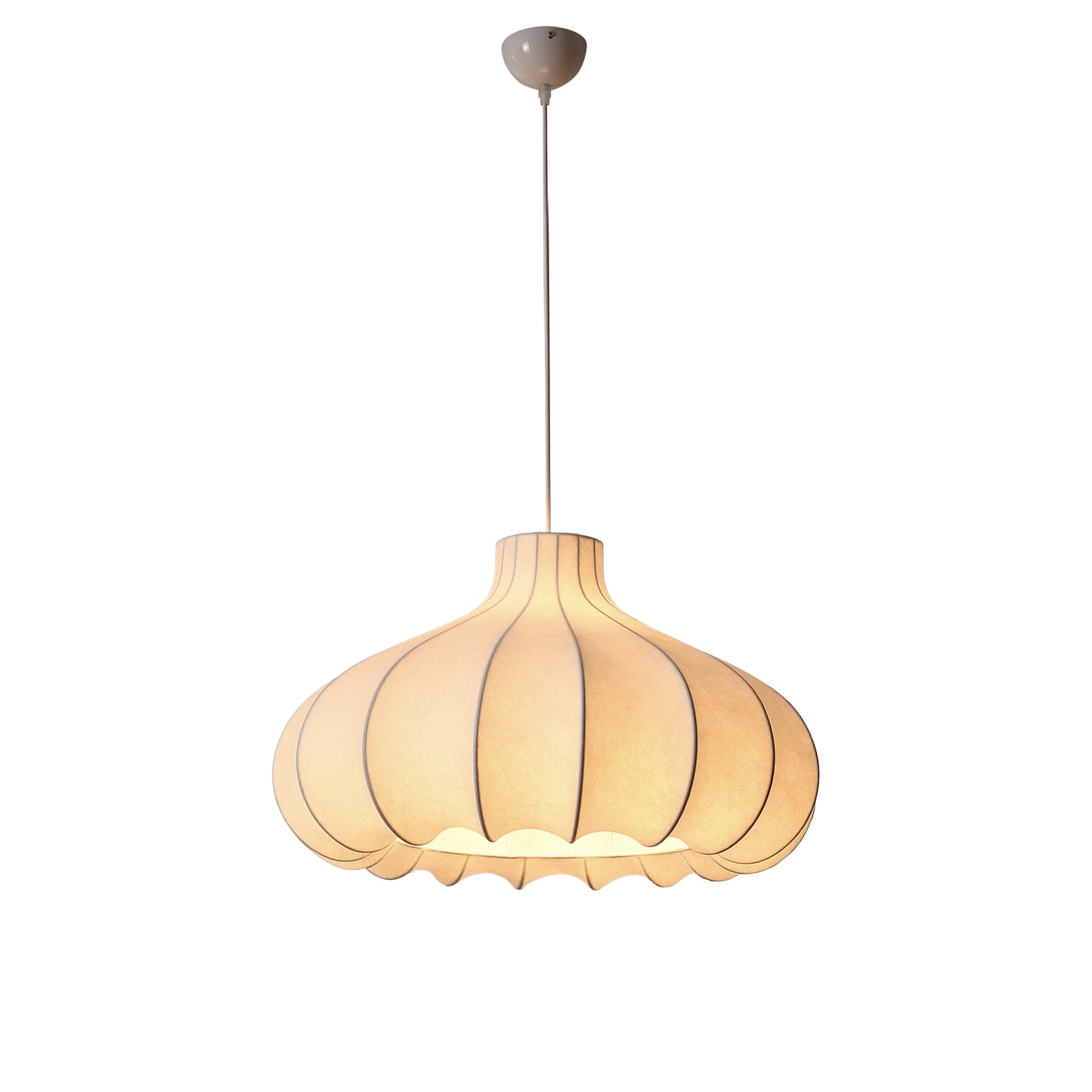 WOMO Pumpkin Silk Pendant Light-WM2568