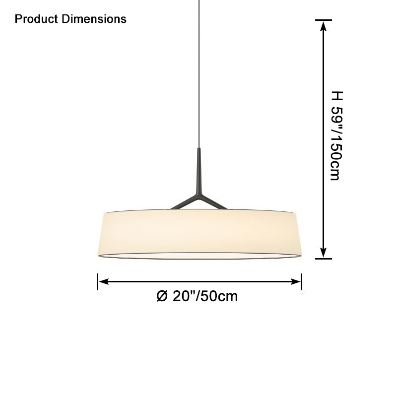 WOMO Drum Cloth Pendant Light-WM2611