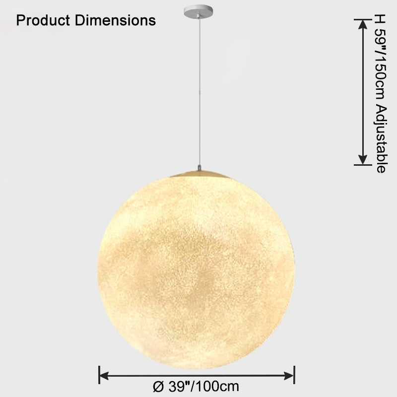 WOMO Globe Moon Large Pendant Light-WM2703