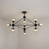 WOMO Sputnik Kronleuchter Wohnzimmer Modern Glas-WM2704 thumbnail
