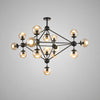 WOMO Sputnik Kronleuchter Wohnzimmer Modern Glas-WM2704 thumbnail