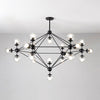 WOMO Sputnik Kronleuchter Wohnzimmer Modern Glas-WM2704 thumbnail