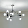 WOMO Sputnik Kronleuchter Wohnzimmer Modern Glas-WM2704 thumbnail