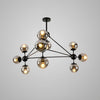 WOMO Sputnik Kronleuchter Wohnzimmer Modern Glas-WM2704 thumbnail