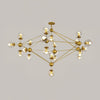 WOMO Sputnik Kronleuchter Wohnzimmer Modern Glas-WM2704 thumbnail