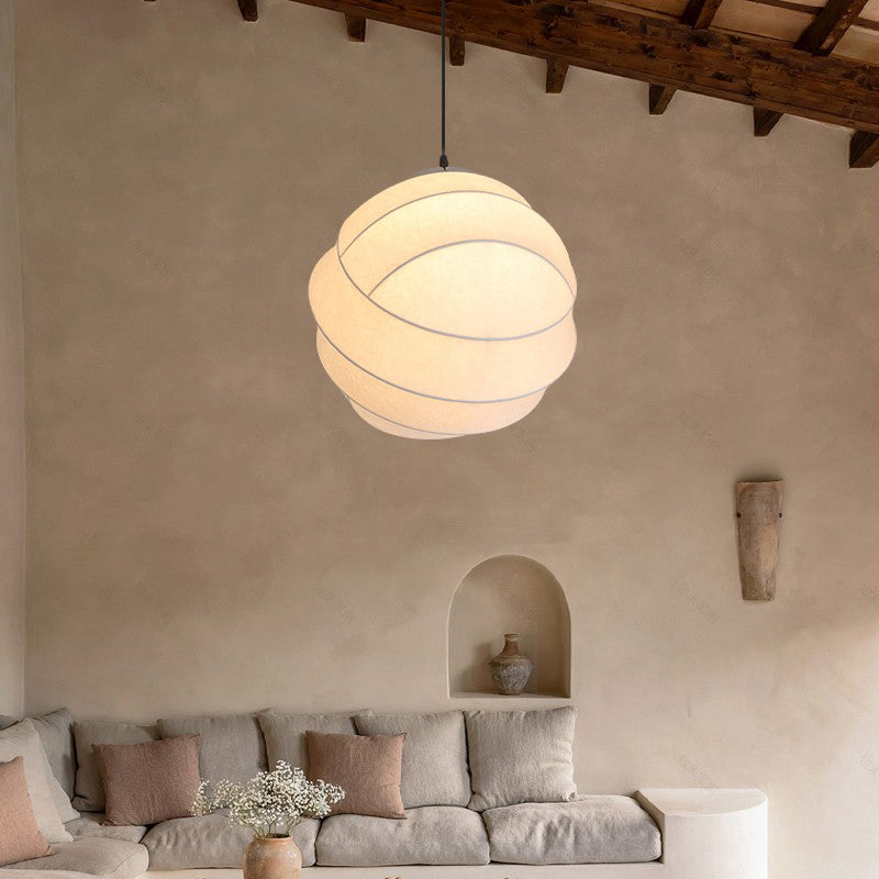 WOMO Globe Silk Pendant Light-WM2759