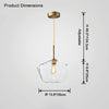 WOMO Geometrische Glas-Pendelleuchte-WM2800 thumbnail