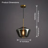 WOMO Geometrische Glas-Pendelleuchte-WM2800 thumbnail