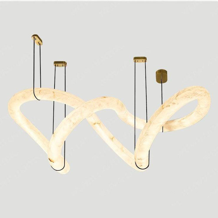 WOMO Infinity Large Alabaster Chandelier-WM2883
