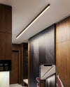 WOMO Lineare LED Deckenleuchte Flur Lang Schmal Metall-WM1003 thumbnail
