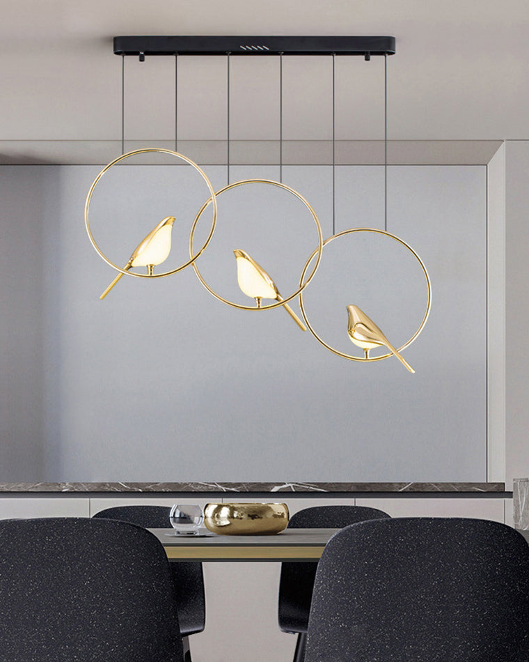 WOMO Gold Bird Chandelier-WM2512a