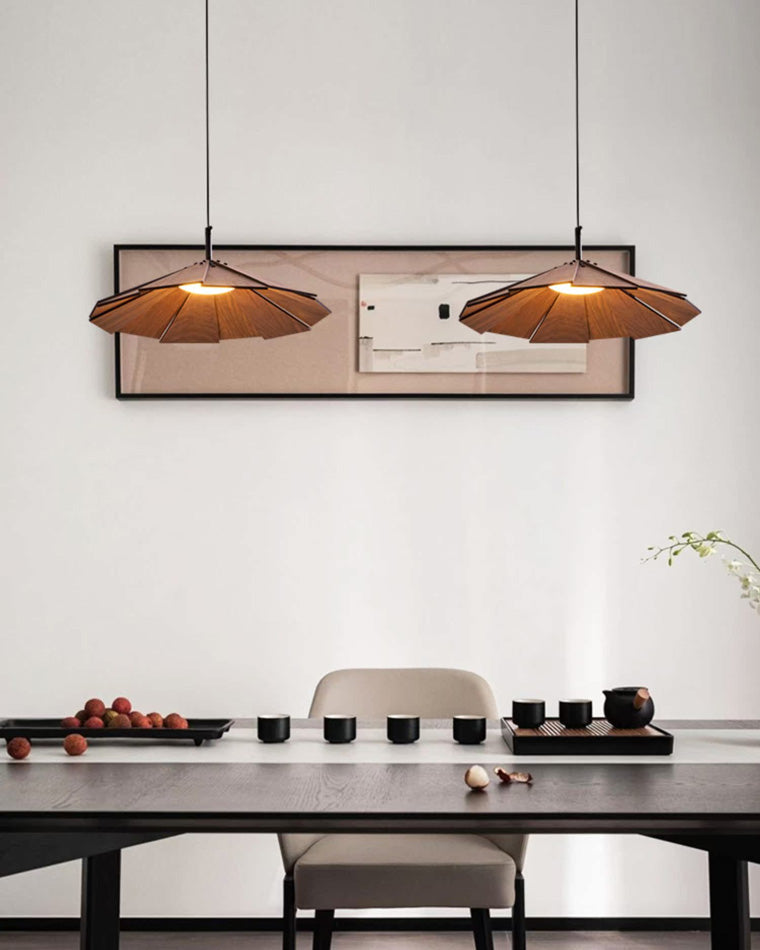 WOMO Petal Wood Pendant Light-WM2525
