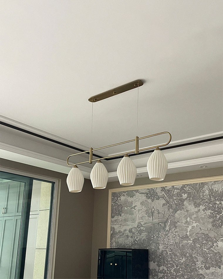 WOMO Ceramic Bud Linear Chandelier-WM2121b