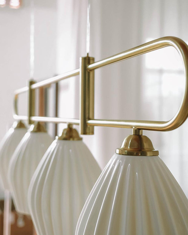 WOMO Ceramic Bud Linear Chandelier-WM2121b