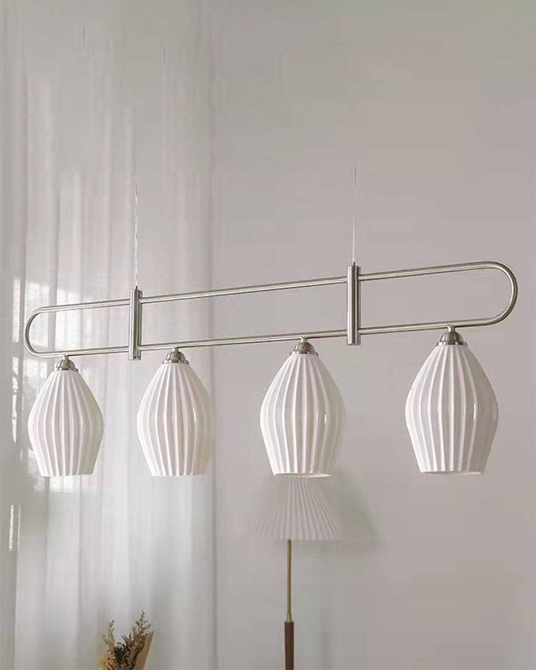 WOMO Ceramic Bud Linear Chandelier-WM2121b