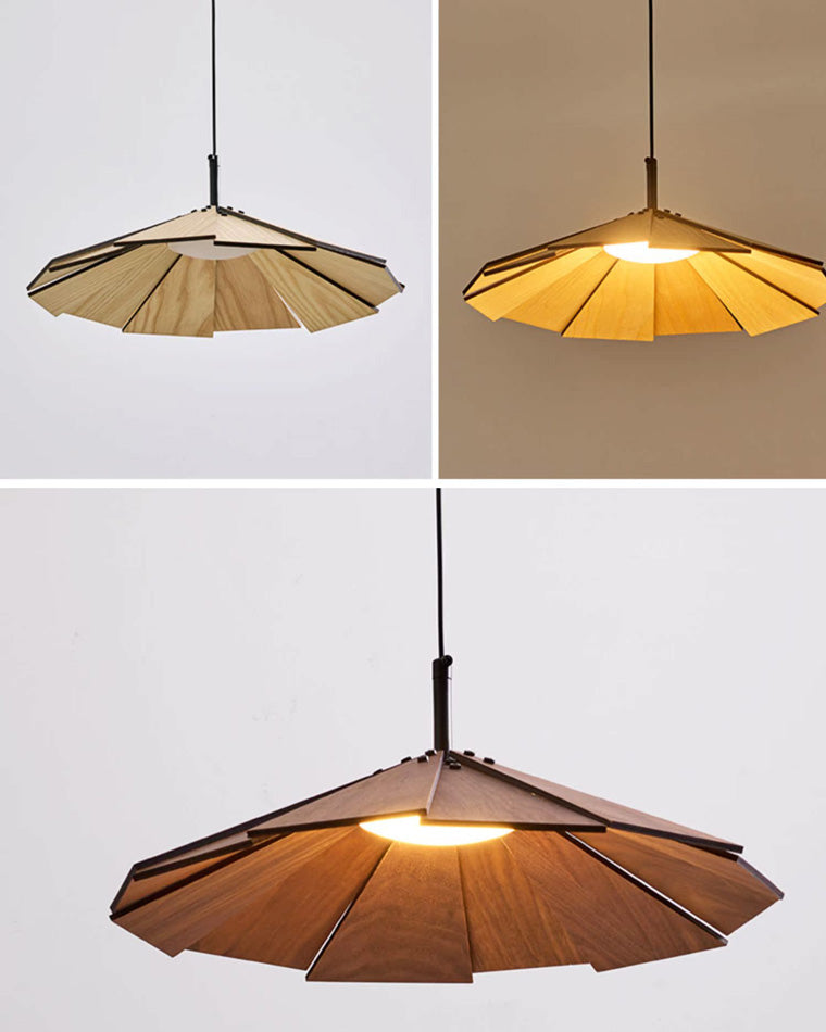 WOMO Petal Wood Pendant Light-WM2525