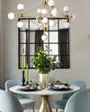 WOMO Sputnik Kronleuchter Wohnzimmer Modern Glas-WM2704 thumbnail