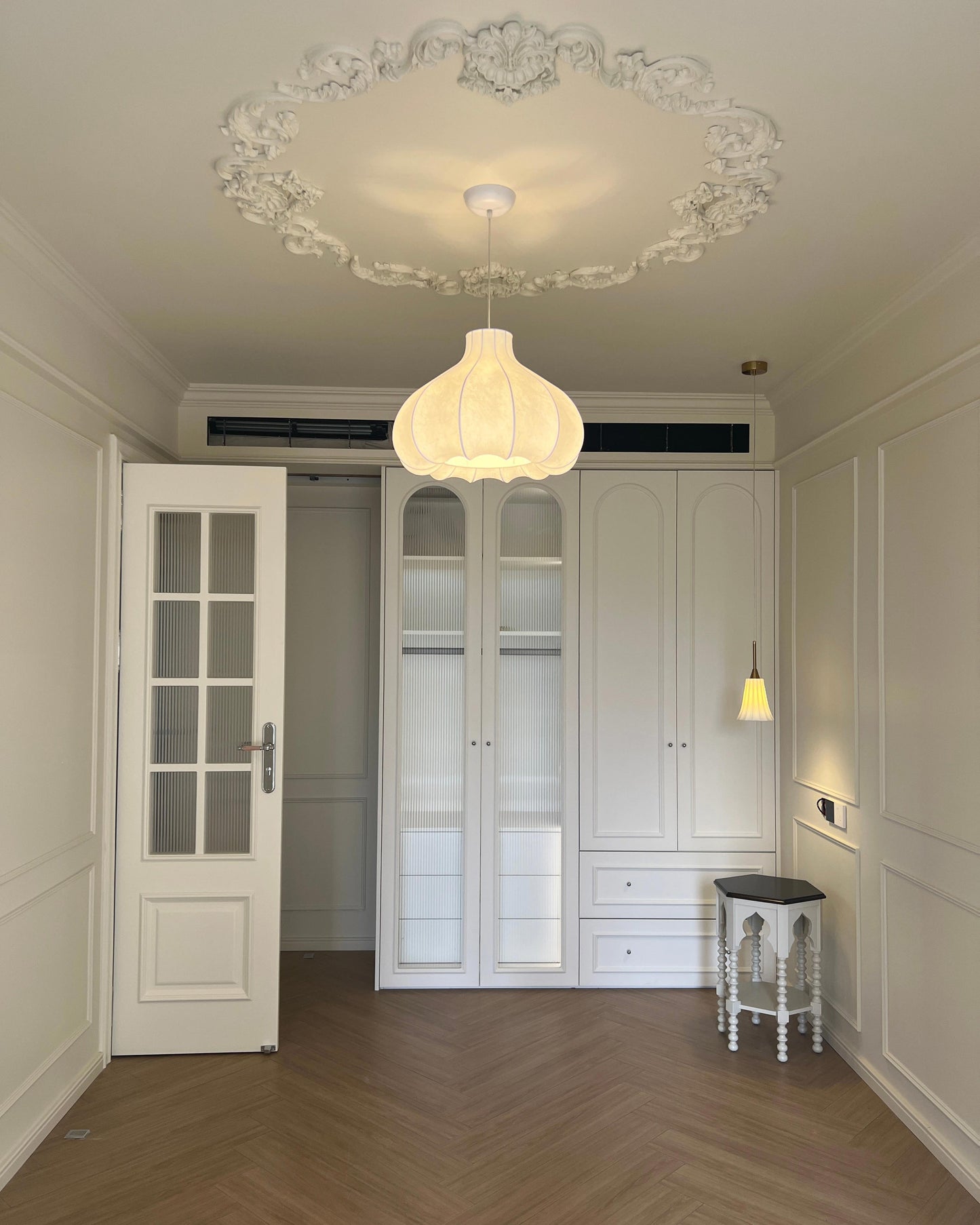WOMO Pumpkin Silk Pendant Light-WM2568
