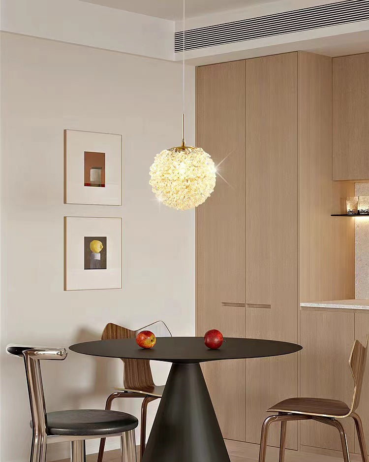 WOMO Small Crystal Globe Pendant Light-WM2367