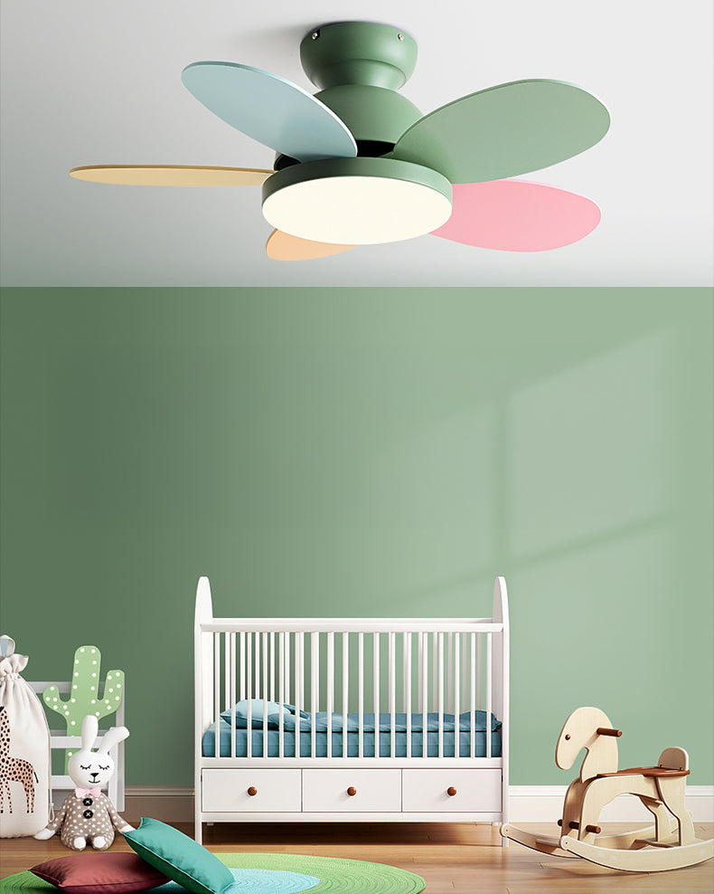 WOMO Children Low Profile Ceiling Fan Lamp - WM5157
