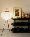 WOMO Laterne Dreibein Stoff Stehlampe-WM7090 thumbnail
