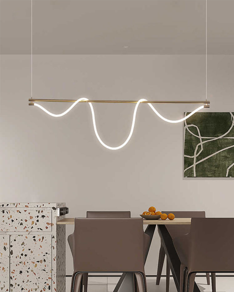 WOMO Rope Led Linear Chandelier-WM2742