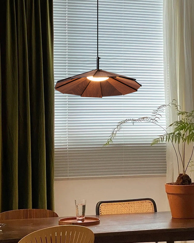 WOMO Petal Wood Pendant Light-WM2525