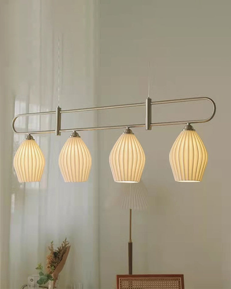 WOMO Ceramic Bud Linear Chandelier-WM2121b