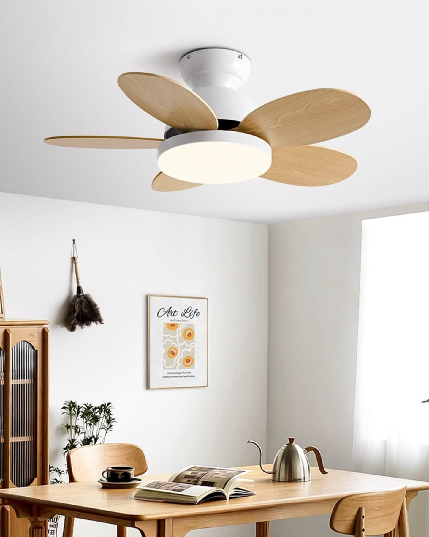 WOMO Children Low Profile Ceiling Fan Lamp - WM5158