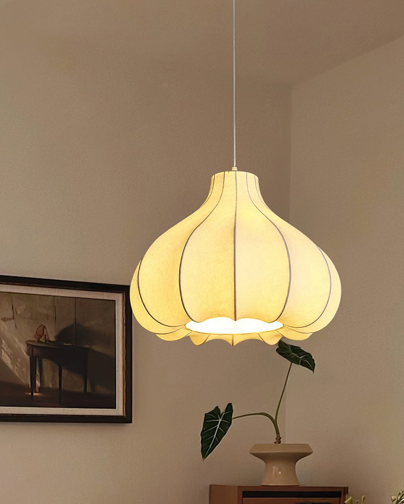 WOMO Pumpkin Silk Pendant Light-WM2568