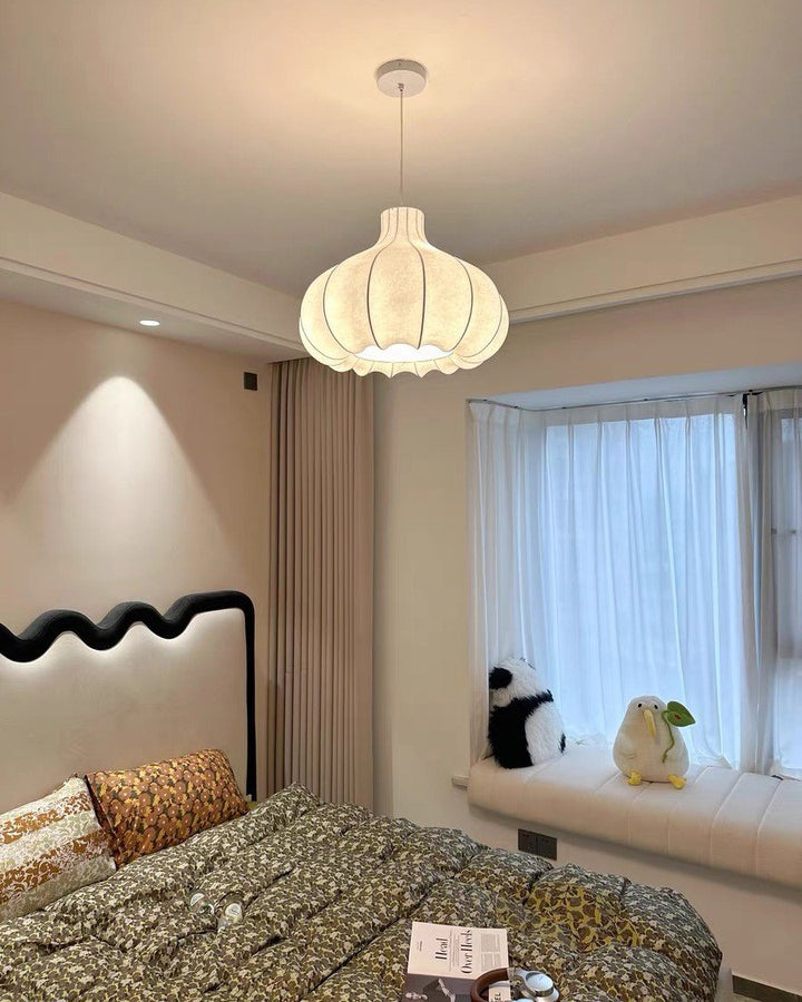 WOMO Pumpkin Silk Pendant Light-WM2568