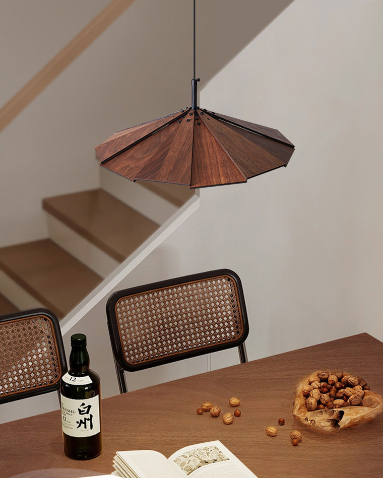 WOMO Petal Wood Pendant Light-WM2525