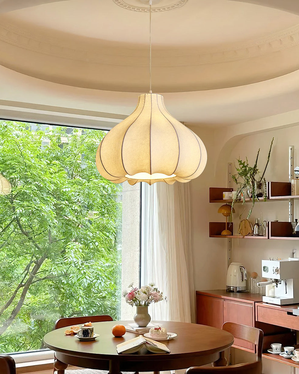 WOMO Pumpkin Silk Pendant Light-WM2568