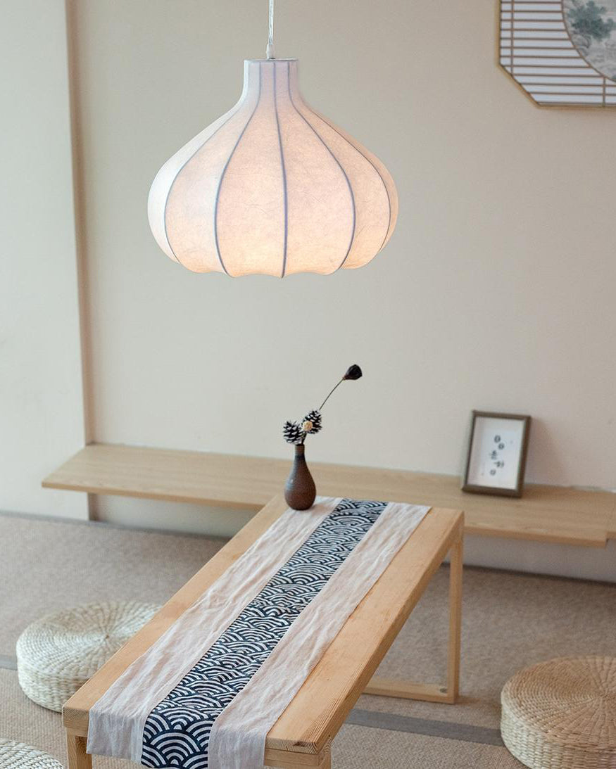 WOMO Pumpkin Silk Pendant Light-WM2568