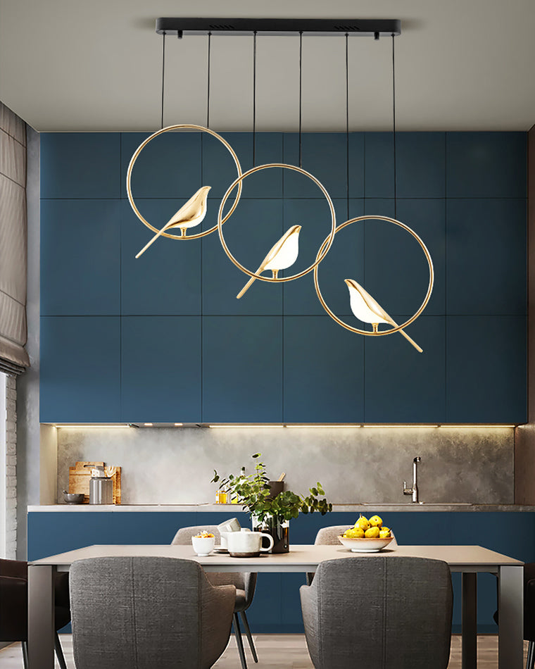 WOMO Gold Bird Chandelier-WM2512a