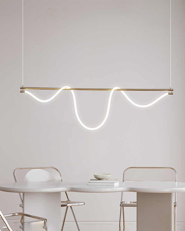 WOMO Rope Led Linear Chandelier-WM2742