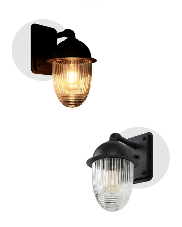 WOMO Egg Rustic Outdoor Wall Light-WM9148