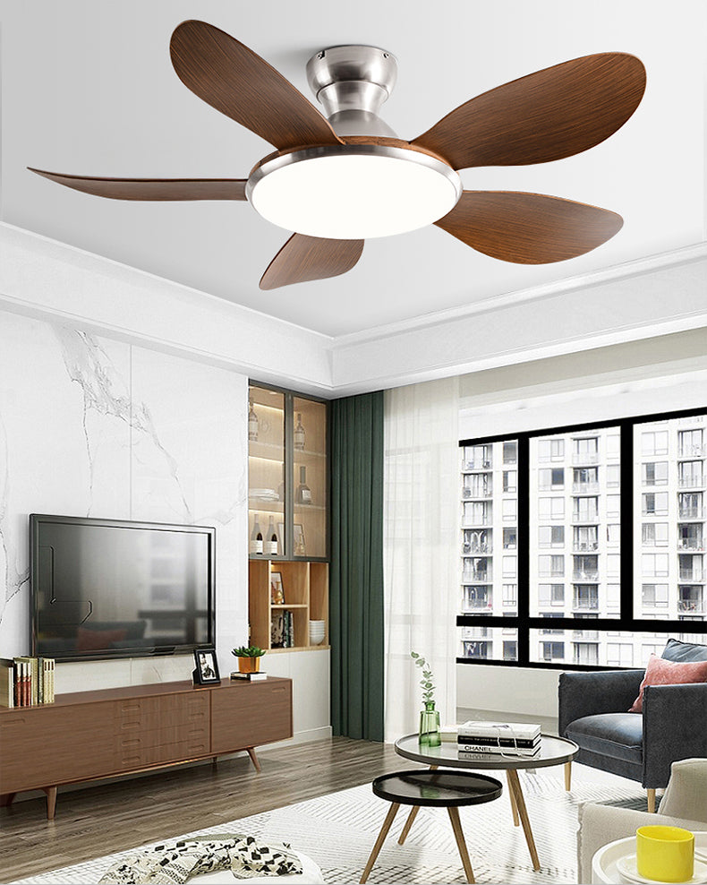 WOMO Low Profile Ceiling Fan with Bright Light - WM5155